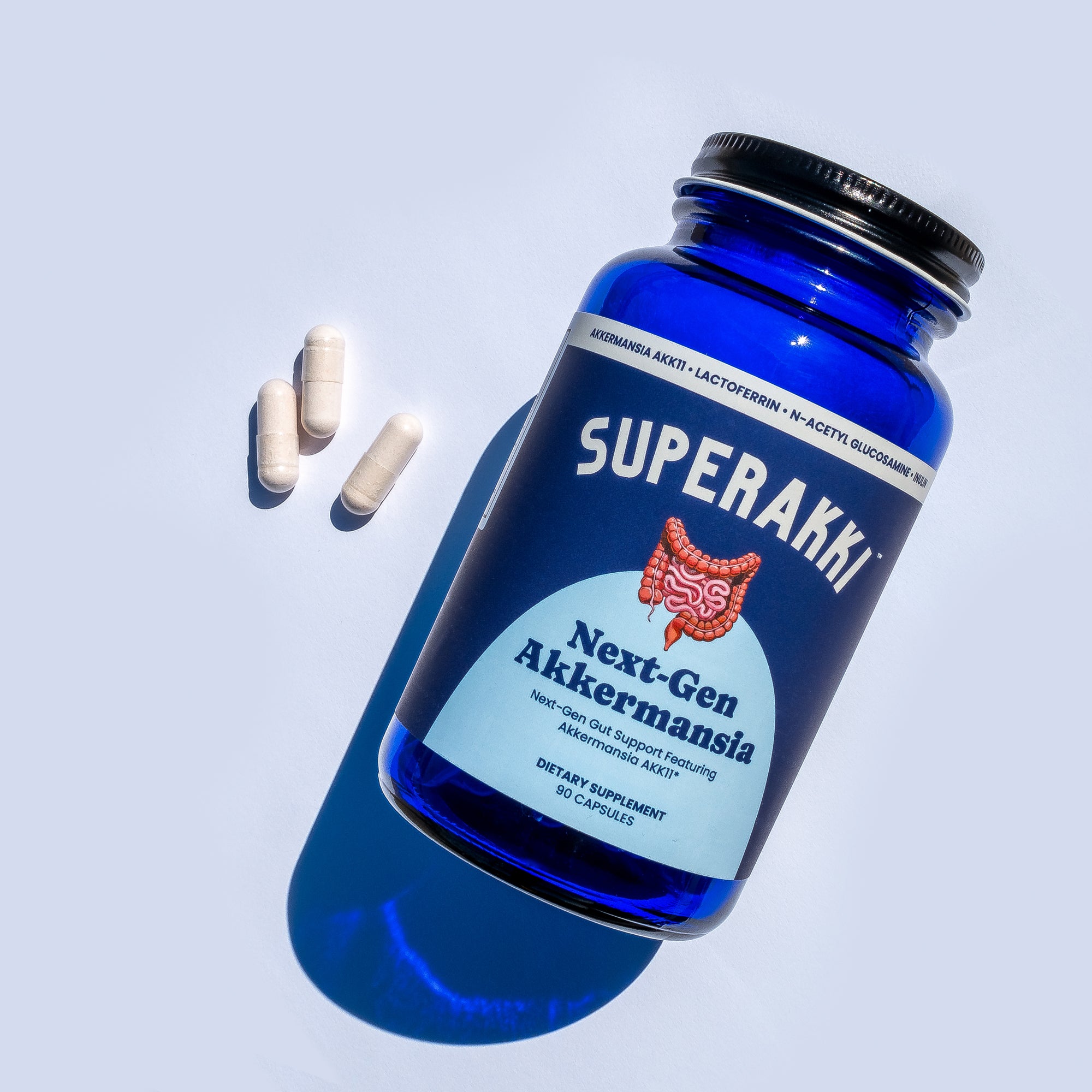 SuperAkki® Next-Gen Akkermansia, 90 Capsules